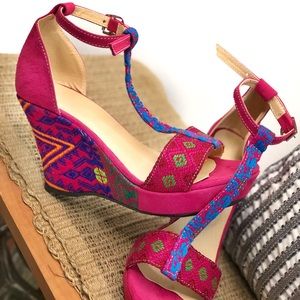 Handmade Wedge Sandals from Guatemala